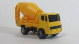 Maisto Cement Mixer Truck Yellow Die Cast Toy Car Construction Equipment Building Vehicle