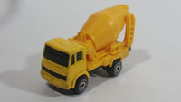 Maisto Cement Mixer Truck Yellow Die Cast Toy Car Construction Equipment Building Vehicle