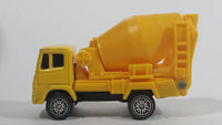 Maisto Cement Mixer Truck Yellow Die Cast Toy Car Construction Equipment Building Vehicle