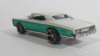 2010 Hot Wheels Faster Than Ever '67 Pontiac GTO White Die Cast Toy Muscle Car Vehicle