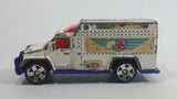 2002 Matchbox Ambulance White Die Cast Toy Emergency Rescue Vehicle McDonald's Happy Meal