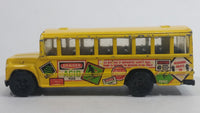 1998 Hot Wheels Mixed Signals School Bus Yellow Die Cast Toy Car Vehicle