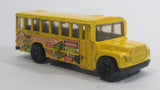 1998 Hot Wheels Mixed Signals School Bus Yellow Die Cast Toy Car Vehicle