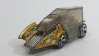 2005 Hot Wheels Autogrfx Motor Psycho Popcycle Gold Die Cast Toy Car Vehicle