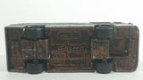 Majorette Mini Bus No. 262 Painted Dark Brown 1/87 Scale Die Cast Toy Car Vehicle