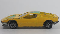 Summer Marz Karz No. 8805 Ferrari Testarossa '2001' Yellow Die Cast Toy Exotic Race Car Vehicle