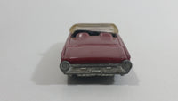 2005 Hot Wheels Muscle Mania '63 T-Birds Metalflake Dark Red Convertible Die Cast Toy Car Vehicle