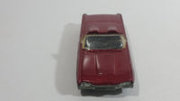 2005 Hot Wheels Muscle Mania '63 T-Birds Metalflake Dark Red Convertible Die Cast Toy Car Vehicle