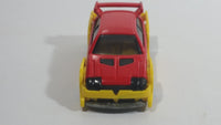 2010 Hot Wheels Hot Tunerz Flight 03 Red with Yellow Trim Die Cast Toy Car Vehicle