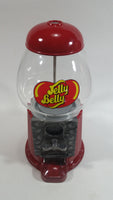 Jelly Belly Metal and Glass Globe Red Colored 9" Tall Jelly Bean Candy Dispenser