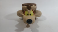 1992 Warner Bros. Looney Tunes Wile E. Coyote Plastic Coffee Cup Mug Cartoon Collectible