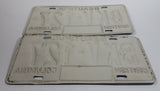 1985 Beautiful British Columbia Blue with White Letters Vehicle License Plate Set of 2 BKV 127