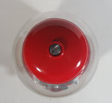 Antique Style Metal and Glass Globe Red Colored 11 1/2" Tall Candy Gumball Dispenser With Original Box