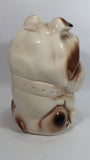 10" Tall Ceramic Bulldog Dog Coin Bank - Made in Taiwan