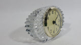 Shannon Crystal Designs of Ireland 24% Lead Hand Crafted Crystal Decorative Clock - Needs a new battery