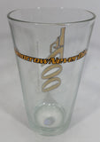 James Bond 007 Tomorrow Never Dies Movie Film 5 3/4" Tall PP7 Yellow Gun Drinking Glass Collectible