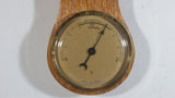 Vintage Baromaster Nautical Style Wooden Weather Station Humidity, Thermometer, and Barometer