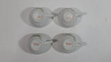 Set of 4 Small Tiny Miniature Children's Kids Tea Cups With Pink Floral Decor