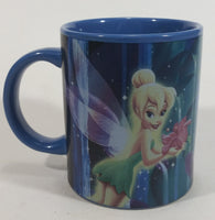 2008 Walt Disney Tinkerbell Fairy Blue Ceramic Coffee Mug