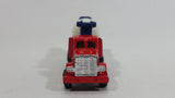 Unknown Brand Red Blue White Cement Mixer Truck Die Cast Toy Car Vehicle