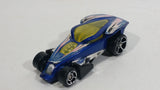 2006 Hot Wheels Brutalistic Blue Die Cast Toy Car Vehicle McDonalds Happy Meal with Pop Up Rear End