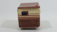 Vintage 1970s Chevy Stepside Pickup Camper Truck Yellow and Brown Die Cast Toy Car Vehicle - Hong Kong