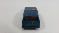 1981 Hot Wheels Minitrek Tan and Brown (Painted Dark Blue Green) Die Cast Toy Car Vehicle - Hong Kong