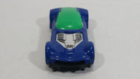 2009 Hot Wheels Ballistik Blue and Green Die Cast Toy Car Vehicle McDonald's Happy Meal