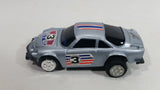 VHTF Vintage Summer Marz Karz Renault Rally Car Silver #3 GT No. s705 Die Cast Toy Pullback Friction Popup Car Vehicle