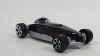 1999 Hot Wheels Street Raptor Maroon Dark Red Die Cast Toy Car - McDonald's Happy Meal 13/16