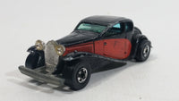 1981 Hot Wheels '37 Bugatti Black Red Die Cast Toy Classic Luxury Car Vehicle