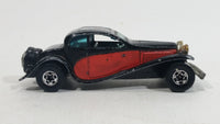 1981 Hot Wheels '37 Bugatti Black Red Die Cast Toy Classic Luxury Car Vehicle