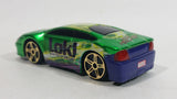 HTF 2011 Maisto Marvel Comics Fast Money "Loki" Character Bright Green Die Cast Toy Car Vehicle