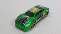 HTF 2011 Maisto Marvel Comics Fast Money "Loki" Character Bright Green Die Cast Toy Car Vehicle