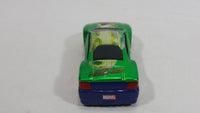 HTF 2011 Maisto Marvel Comics Fast Money "Loki" Character Bright Green Die Cast Toy Car Vehicle