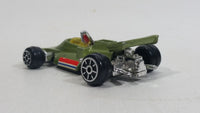 Rare HTF Vintage TinToys McLaren M19 Olive Green "14" W.T. 714 Firestone Die Cast Toy Race Car Vehicle - Hong Kong