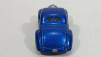 2009 Hot Wheels Custom 41 Willys Coupe Metalflake Blue Die Cast Toy Classic Car Vehicle