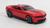 2012 Hot Wheels '12 Camaro ZL-1 Red Die Cast Toy Car Vehicle