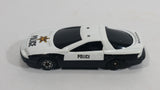 Yatming 1993 Camaro No. 828 Police Officer Cop White Black Die Cast Toy Car Emergency Rescue Vehicle