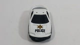 Yatming 1993 Camaro No. 828 Police Officer Cop White Black Die Cast Toy Car Emergency Rescue Vehicle