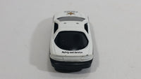 Yatming 1993 Camaro No. 828 Police Officer Cop White Black Die Cast Toy Car Emergency Rescue Vehicle