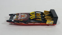 2015 Hot Wheels City Rescue H2GO Black Red Gold Die Cast Toy Speed Boat Watercraft Vehicle