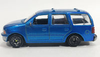 Motor Max Super Wheels Ford Expedition No. 6021 Blue Die Cast Toy Car SUV Vehicle