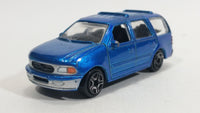 Motor Max Super Wheels Ford Expedition No. 6021 Blue Die Cast Toy Car SUV Vehicle