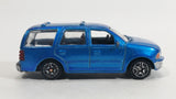 Motor Max Super Wheels Ford Expedition No. 6021 Blue Die Cast Toy Car SUV Vehicle