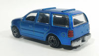 Motor Max Super Wheels Ford Expedition No. 6021 Blue Die Cast Toy Car SUV Vehicle