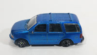 Motor Max Super Wheels Ford Expedition No. 6021 Blue Die Cast Toy Car SUV Vehicle