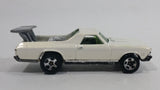 2000 Hot Wheels First Editions 68 El Camino Pearl White Die Cast Toy Muscle Car Vehicle