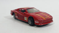 Yatming Ferrari Testarossa No. 8911 Red Die Cast Toy Exotic Dream Car Vehicle