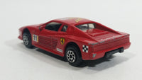 Yatming Ferrari Testarossa No. 8911 Red Die Cast Toy Exotic Dream Car Vehicle